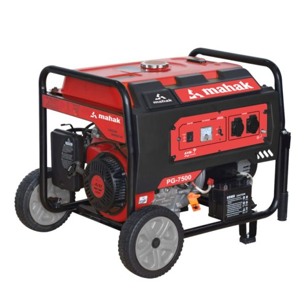 موتور برق 8 کیلووات بنزینی استارتی و هندلی محک P-8500 - تصویر 1