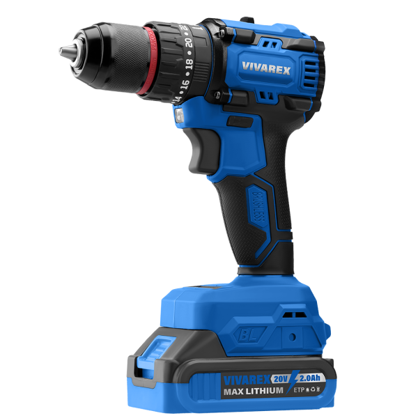 دریل شارژی چکشی 20 ولت براشلس ویوارکس VR2010-BLX - تصویر 1